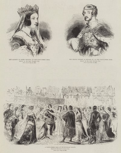 Royal Fancy Dress Ball by John Gilbert